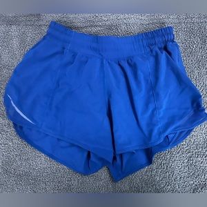 Lululemon- Hotty Hot Short- 4 inch- Royal Blue